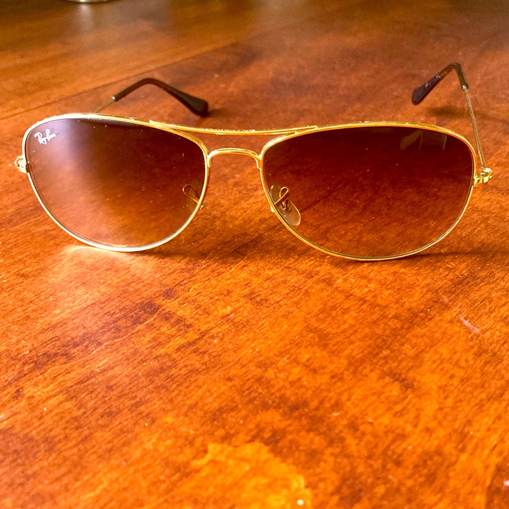 Ray-Ban Cockpit Gold/Brown Women’s Sunglasses